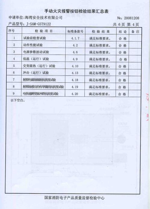 海灣檢測報告